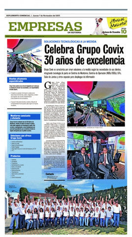 Grupo Covix Festeja su 30 Aniversario. Noviembre 2013.