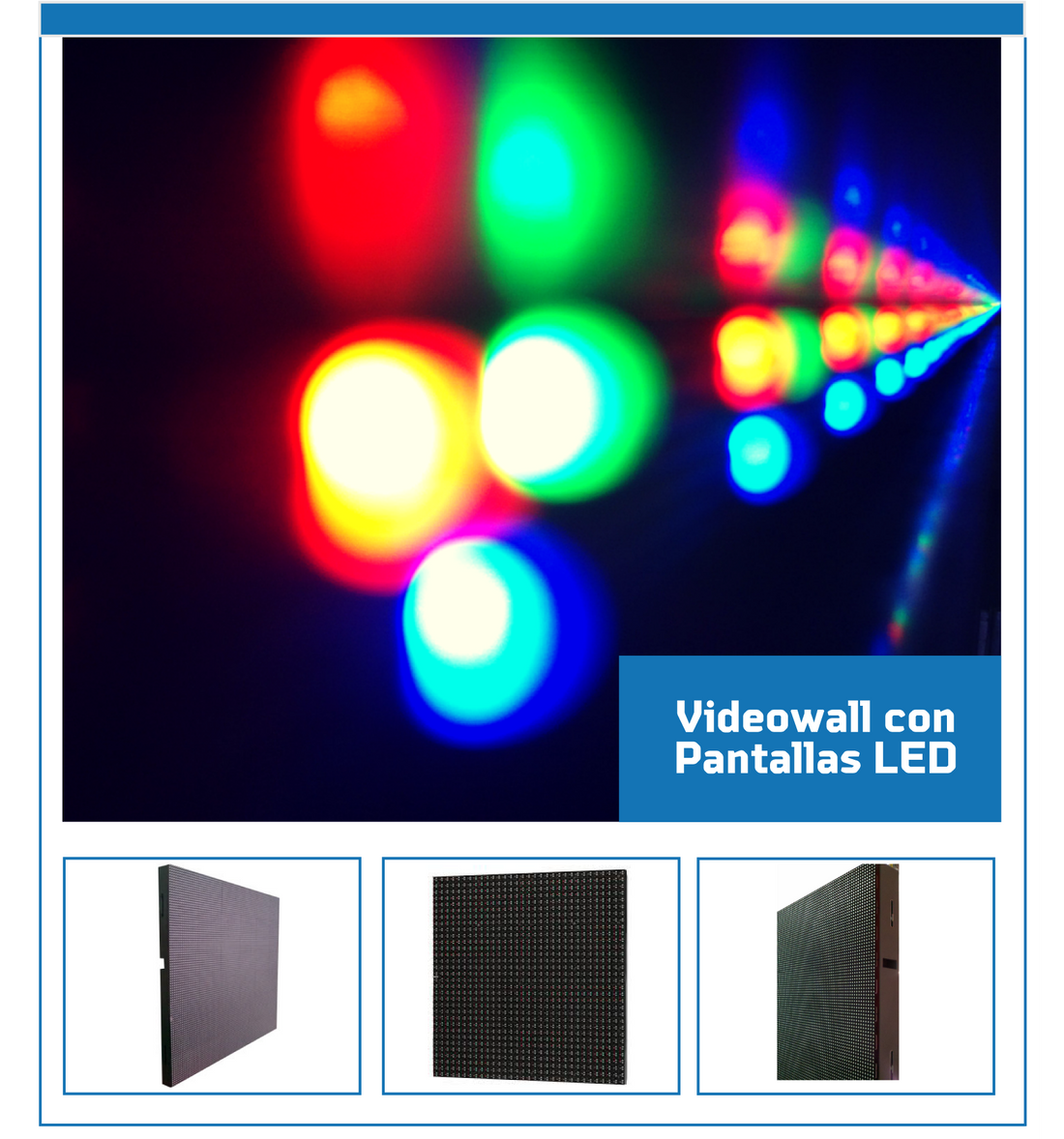 Videowall con PantallasLED