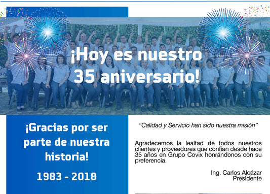 ¡Grupo Covix cumple 35 años!